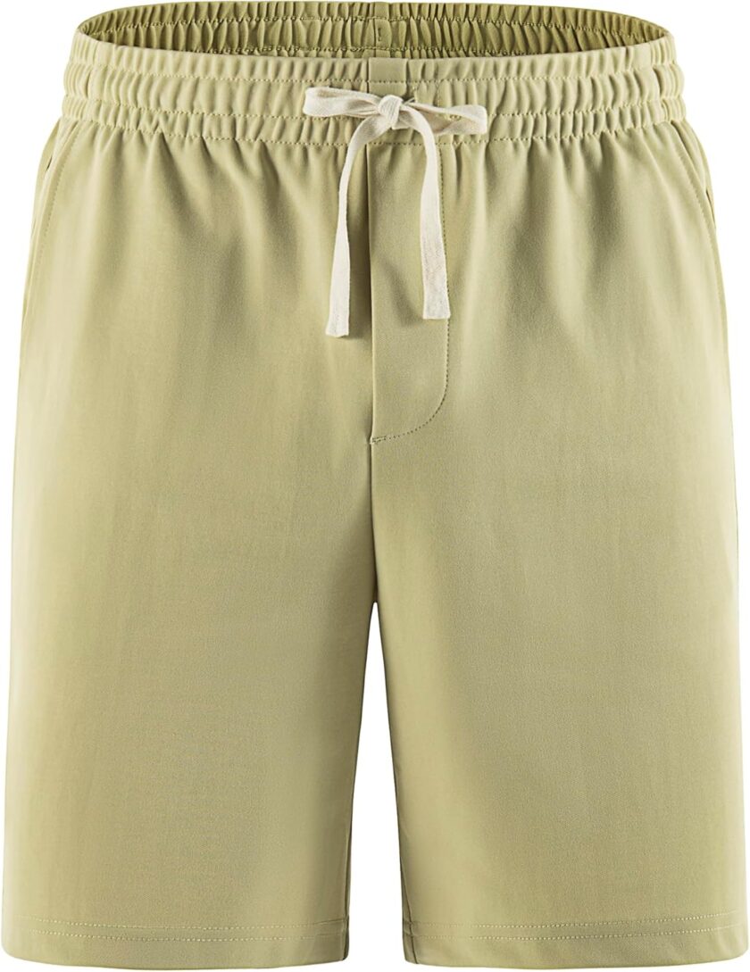 Men's Casual Shorts Elastic Waist Drawstring Lightweight Outdoor Summer Beach Shorts with Pockets Hiking Shorts - Image 2
