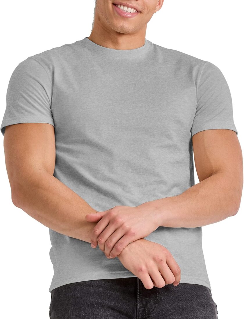 Men's  Lightweight Tri-Blend Crewneck T-Shirts