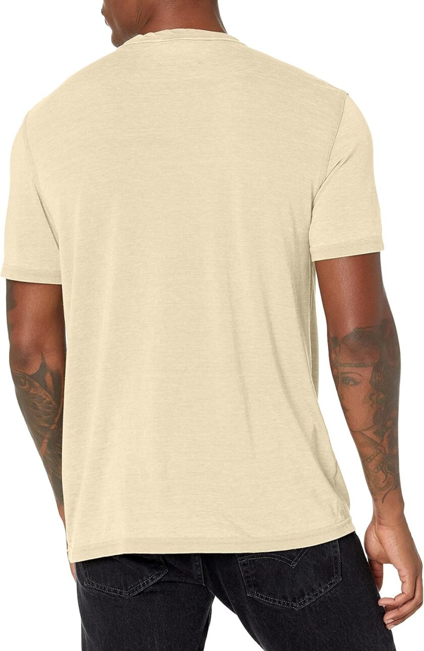 Men's  Burnout Notch Neck Tee - Image 2