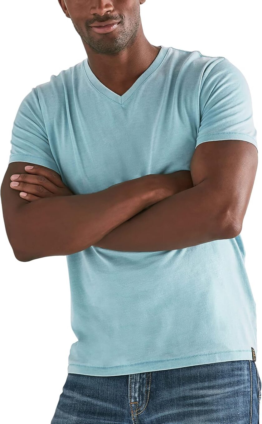 Men's  Burnout V-Neck Tee