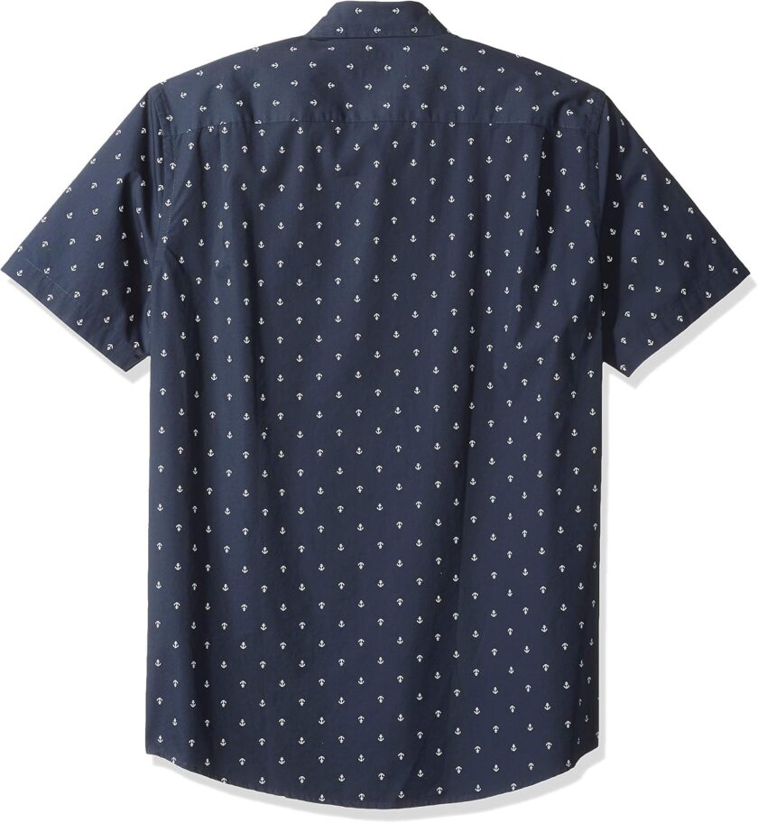 Slim-Fit Men's Short Sleeve Button Down Shirt - Image 2