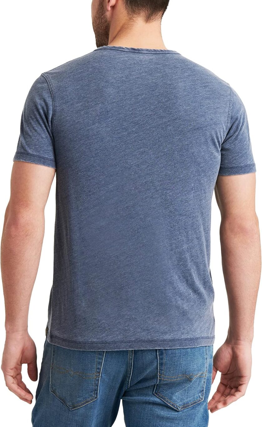 Men's  Burnout Notch Neck Tee - Image 2